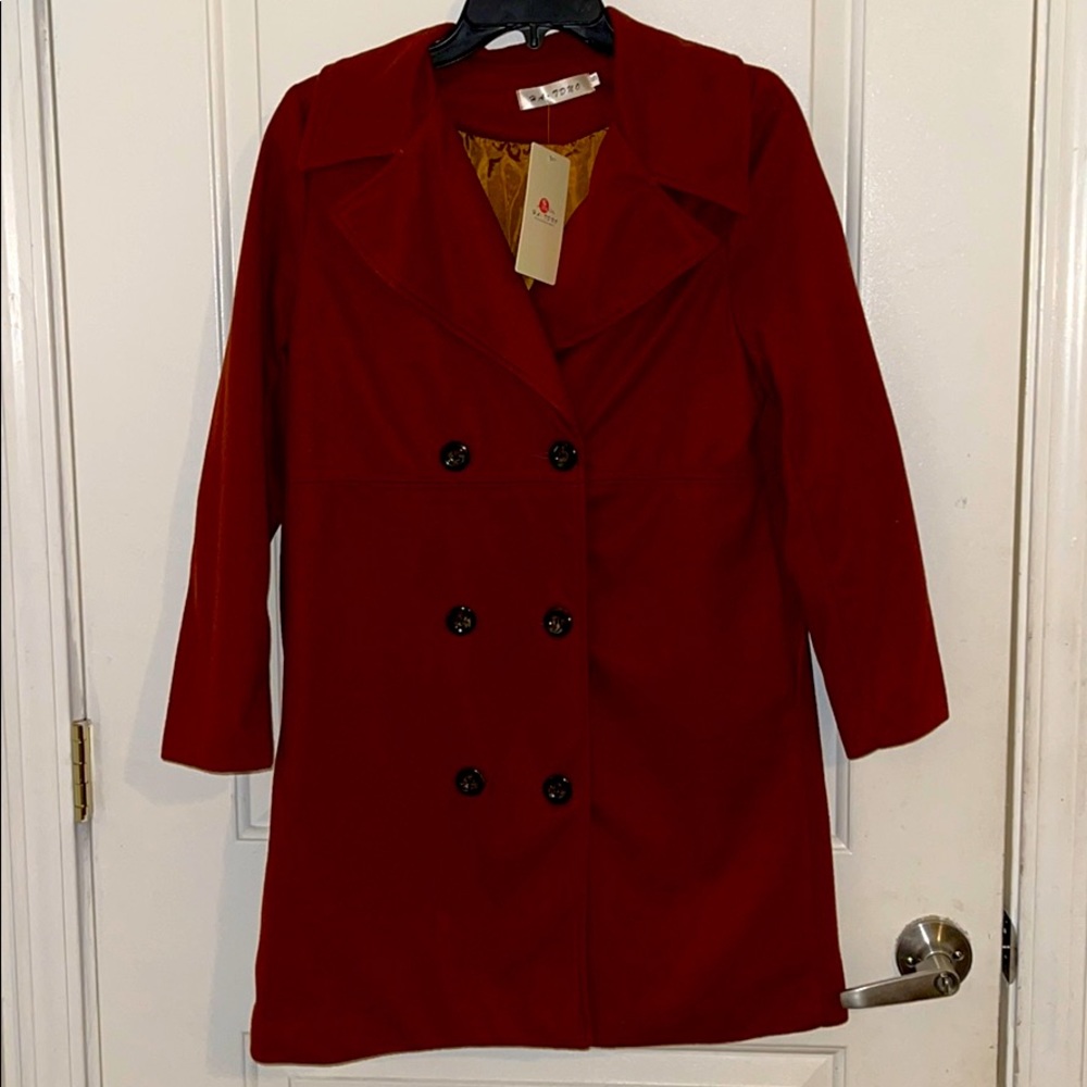 Brown/Orange Light coat